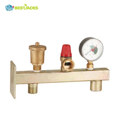 China General Brass Safety Pressure Release Vave Safety Valve Sets For Heating System BJ41005 for sale