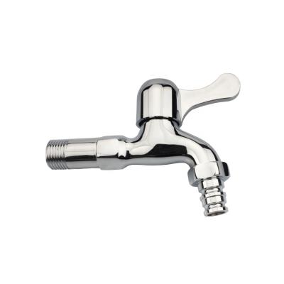 China Modern high quality wall mouted brass chrome washing machine bibcock faucet faucet for sale