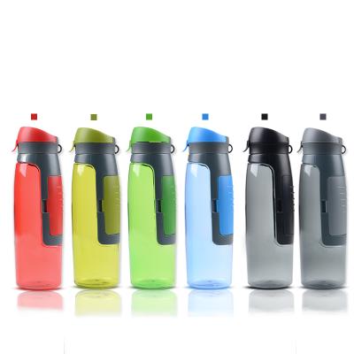 China Sustainable Plastic Food Grade Sports Water Bottle With Wallet Main Storage for sale