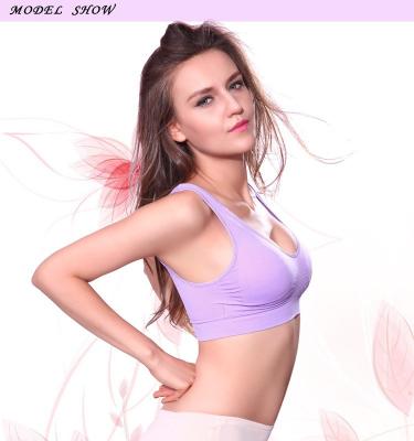 China Tracelessness Antibacterial Sports Yoga Bra Sponge Pad Magic Seamless Bra Shapewear For Women for sale