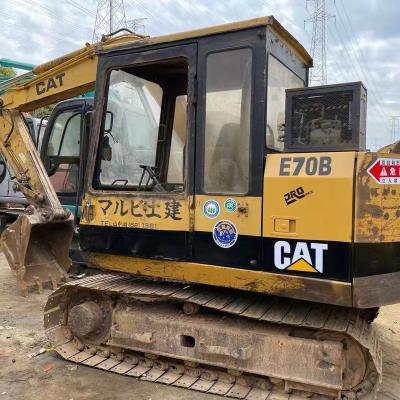 China Caterpillar CAT E70B Excavator Used Crawler Cat E70B 120B 200B 312B Crawler Excavator with low price for sale 0.5m² ³ for sale