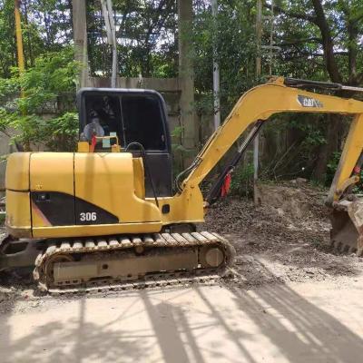 China Caterpillar CAT 306CL Mini Excavator Used CAT 320CL 312 320 315 330 336D 336E Crawler Excavator with low price in running 0.22m; ³ for sale