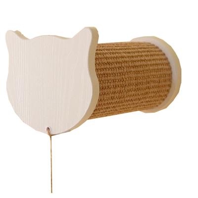 China Wood On The Wall Cat Popped Wall Mounted Climbing Cat Set Column To Shelve for sale