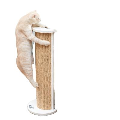 China Sophisticated Technology Viable 250*250*800mm Corner Scratcher For Sofa Cat Scratching Post for sale