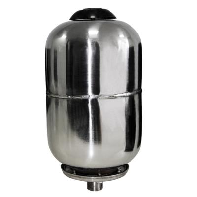 China Industrial Storage Receiver Stainless Steel Vertical Water Pump Pressure Tank for sale