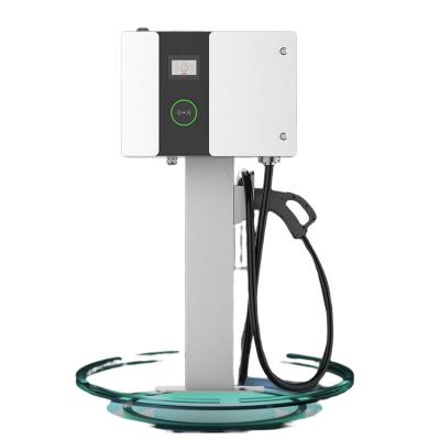 China Commercial Use 60kW Single Gun Fast EV Charger Station for Electric Vehicles Charging Wall and Stand Column EV Charger Station for sale