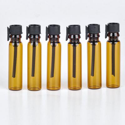 China Personal Care 1ml 2ml 3ml Personal Care 1ml 2ml 3ml Packaging Perfume Bottles Mini Vial Pocket Perfume Bottles Pocket Perfume Clear Amber Clear Test Bottle for sale