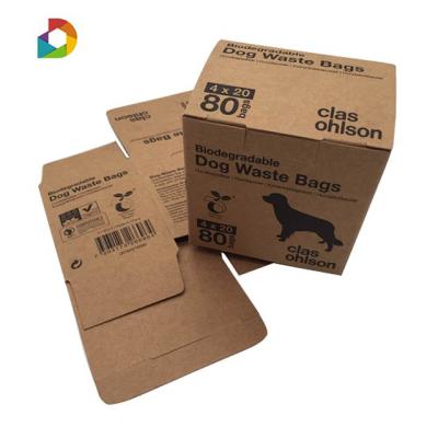 China Recyclable Dog Paper Box Kraft Foldable Paper Box for sale