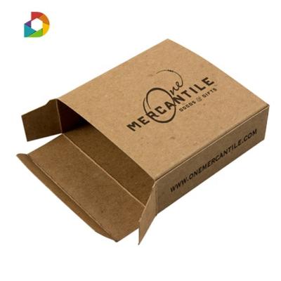 China Recyclable Brown Packaging Box Craft Paper Box for sale