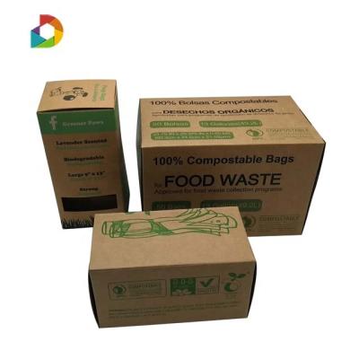 China Recyclable Recycled Custom Kraft Paper Packaging Box for sale