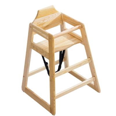 China New Infant Baby Toddler Highchair Safety Solid Wood Regular Seat Children Eating Chairs for sale