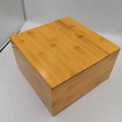 China Desktop Storage Wooden Box Handmade Wholesale Bamboobox for sale