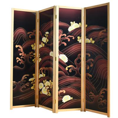 China New classic/postmodern solid wood screen separating mobile screen from screen for sale