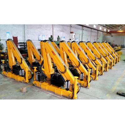 China TRUCK CRANE Xuzhou Truck Mounted Crane Hot Sale 1 Ton Pickup Truck Small Knuckle Boom Crane for sale