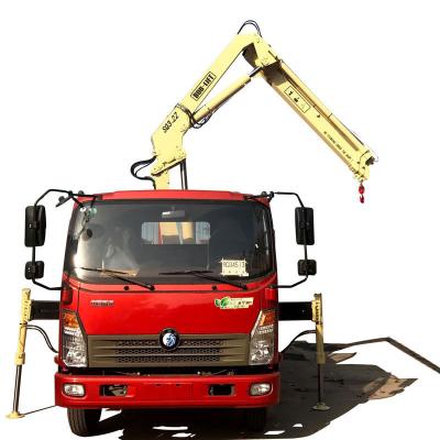 China TRUCK CRANE Manufacturer Factory Price 3.2 Ton Knuckle Boom Truck-Mounted Crane Mobile Crane for sale