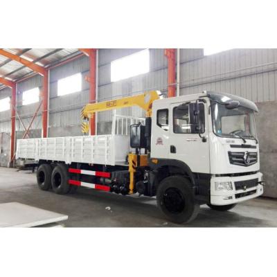 China TRUCK CRANE 5 ton small mobile hydraulic telesocpic boom truck mounted crane for sale