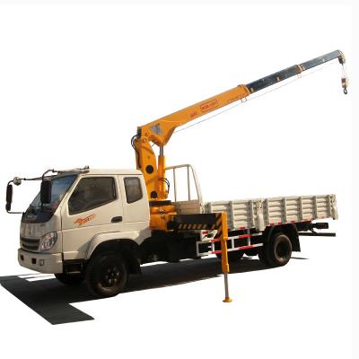 China TRUCK CRANE New Hydraulic Telescopic Boom Truck Mounted Crane SQ5SA2 Crane Trucks 5 Ton For Sale for sale