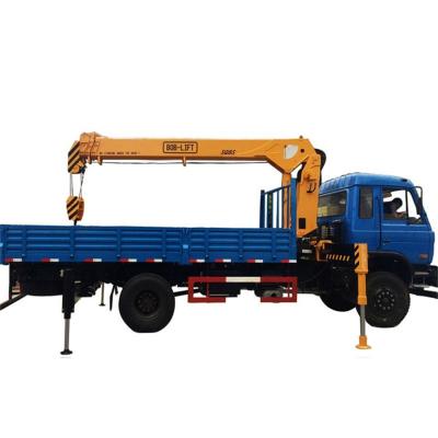 China Manufacturer factory price of CRANE TRUCK Crane 8 ton telescopic boom Truck-mounted Crane Mobile Crane SQ8SU3 for sale