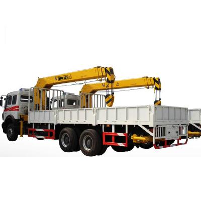 China CRANE TRUCK Good Performance 12 T Hydraulic Telescopic Boom Truck Mounted Crane SQ12SA3 for sale