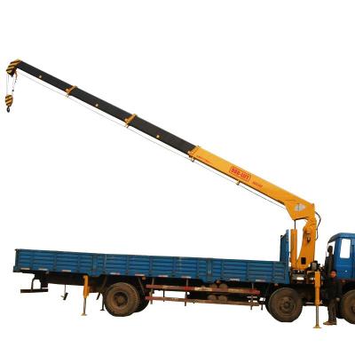 China CRANE TRUCK Construction Machinery 10 Ton Telescopic Boom Truck Mounted Crane From Chinese BOB-LIFT for sale