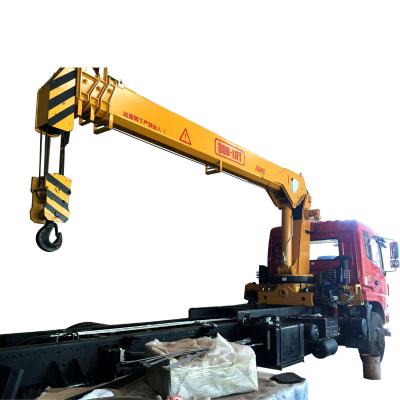 China TRUCK CRANE Good Performance 8 T Hydraulic Telescopic Boom Truck Mounted Crane SQ8SA3 for sale