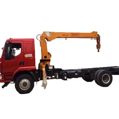 China TRUCK CRANE New Hydraulic Lift Machine Sq6.3sa3 Telescopic Boom Truck Mounted Crane for sale