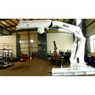 China TRUCK CRANE BOB-LIFT Knuckle Boom Marine Crane are for sale with 3 hydraulic arm weigh 16 ton for sale