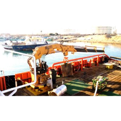 China Offshore Boom Marine TRUCK CRANE Ship Hydraulic Crane 16ton Pedestal Knuckle Cranes For Sale for sale