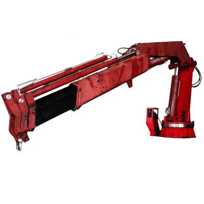 China TRUCK CRANE Customized Hydraulic Crane 12 Ton Knuckle Boom Platform Marine Crane SQ12ZA3T for sale