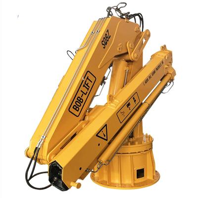 China Chinese TRUCK CRANE 8 Ton Knuckle Boom BOB-LIFT Marine Crane for sale