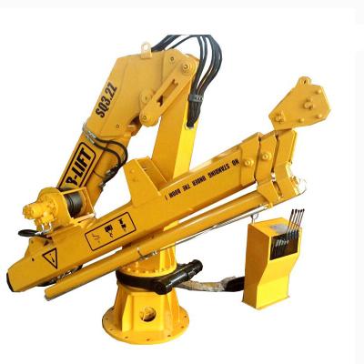 China TRUCK CRANE hot sale 3.2 ton truck crane with cheap price China BOB-LIFT marine crane for sale