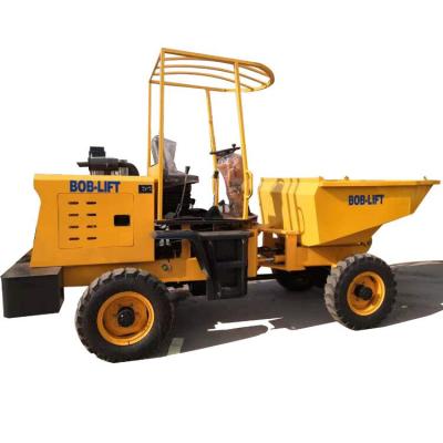 China Garment Shops Short Distance Transport of Bulk Materials Hopper Tilted BOB LIFT 3 Ton Mini Dump Trucks for sale