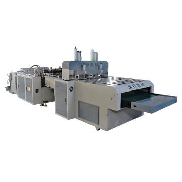 China Hotels Automatic High Speed ​​Four Line T Shirt Double Plastic Bag Making Machine for sale