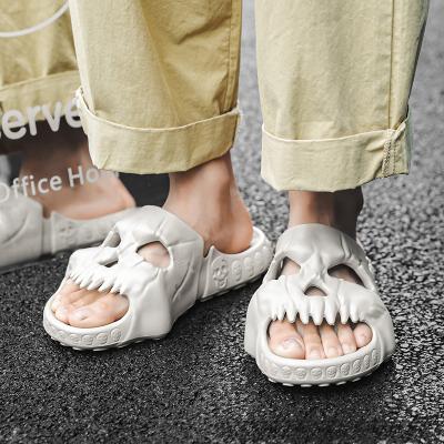 China 2023 Fashion Unisex Flat Home Outdoor Bedroom Slide Slipper Durable Summer Beach Shoe Skull Eva Slippers Casual Slippers Eva Slippers for sale