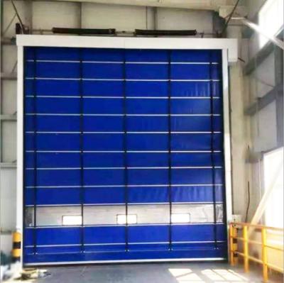 China High Speed ​​Fire Protection PVC Rolling Shutter Door Industrial Stacking Door Garage Door for sale