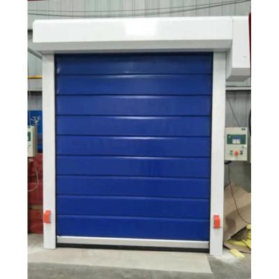 China Factory wholesale heavy duty material waterproof to close and seal food pvc automatic cold storage quick door for sale