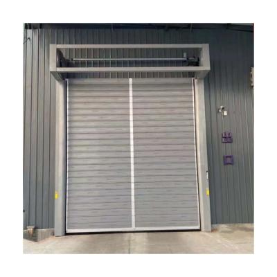 China China Aluminum Alloy Door Impeller Food Industry Waterproof Cheap Smart Fast Rolling Aluminum Door for sale