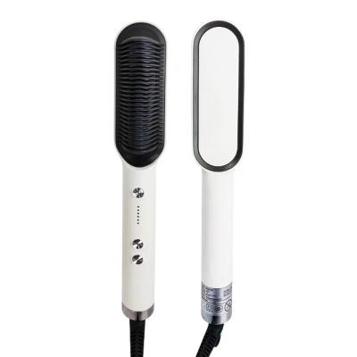 China Car Professional Anion Hair Straightener Hot sale PTC Heating Hair Straightener Brush Hair Straightener Comb for sale