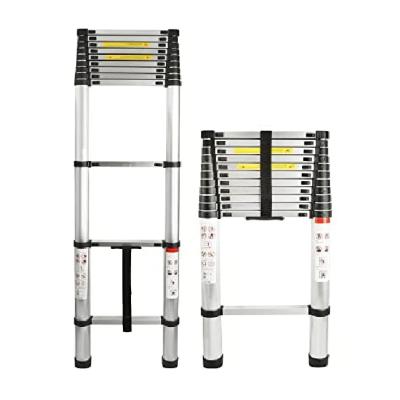 China Aluminum Telescopic Ladder 10.5ft-12ft Extendable Portable Heavy Duty Telescopic Ladders for sale