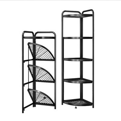 China Kitchen Sustainable Space Saving 3 Tier Storage Slim Tower Shelf Rack for sale