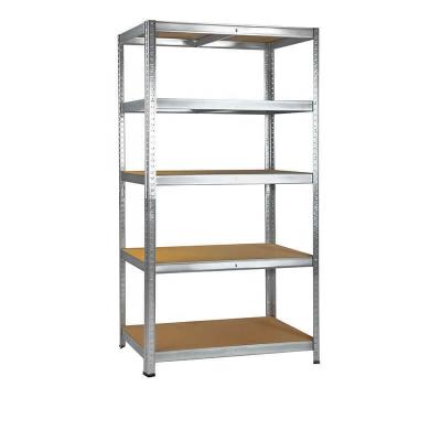 China Corrosion Protection Heavy Duty 5 Tier Shelving Boltless Rack Garage Galvanized Unit Steel Shelving Racking for sale