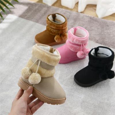 China Other 2022 kids shoes children's wool snow boots thicken warm cotton shoes wholesale for sale