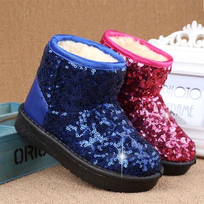 China Other Children's shoes wholesale sequins short boots baby snow boots factory price for sale