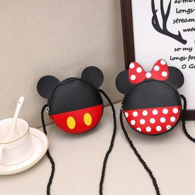 China Fashion New Children's Coin purse Cartoon PU Mini Sling Bag New Shoulder Messenger Handbag for sale