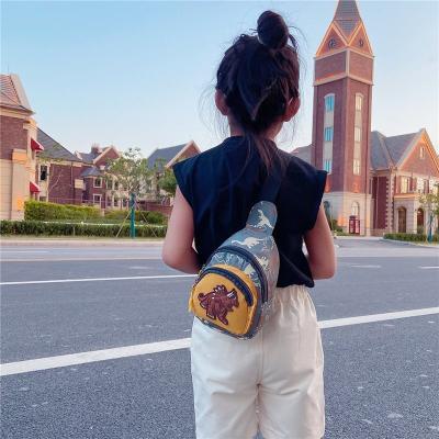 China Daily Life Children's Dinosaur fanny pack Boys Girls Lovely Fashion Chest Bag Crossbody messenger bag for sale