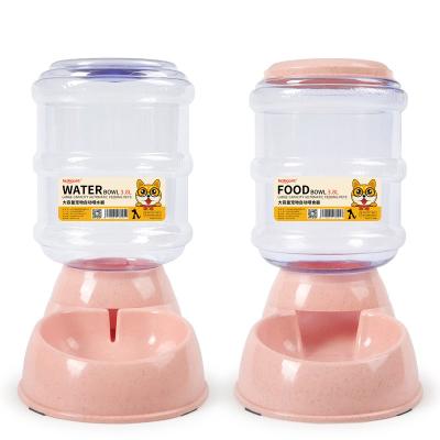 China New Products Pet Feeder Bowl Pet Food Feeder Stored Washable Pet Food Water Feeder for sale