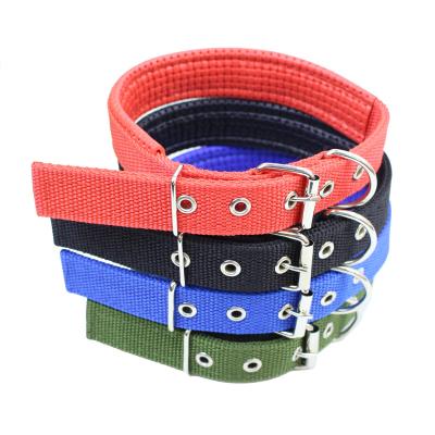 China 2022 Custom Viable Nylon Wholesale Dog Collar Dog Accessories Custom Pet Collar Factory Pet Collar And Leash for sale