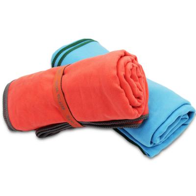 China Wholesale Custom Printed Logo Soft Microfiber Yoga Towel For Sports Fleece Water Absorption Double Sided Quick Dry Towel for sale