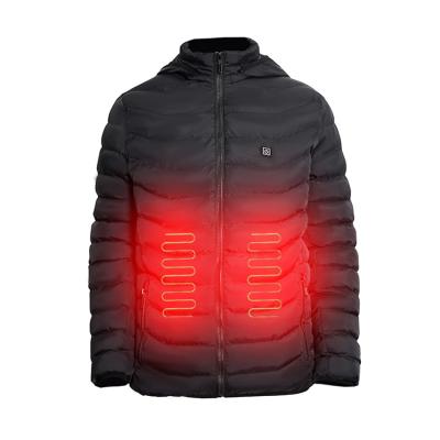 China Sustainable Heated Apparel For Winter Men Down Coat Winter Heated Jacket for sale