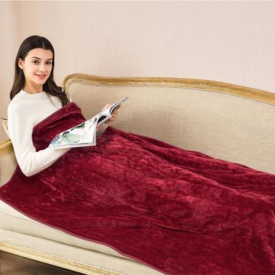 China Anti-Static Heated Blanket Customized Heating Blanket ETL Approval 110v Heating Electric Blanket for sale